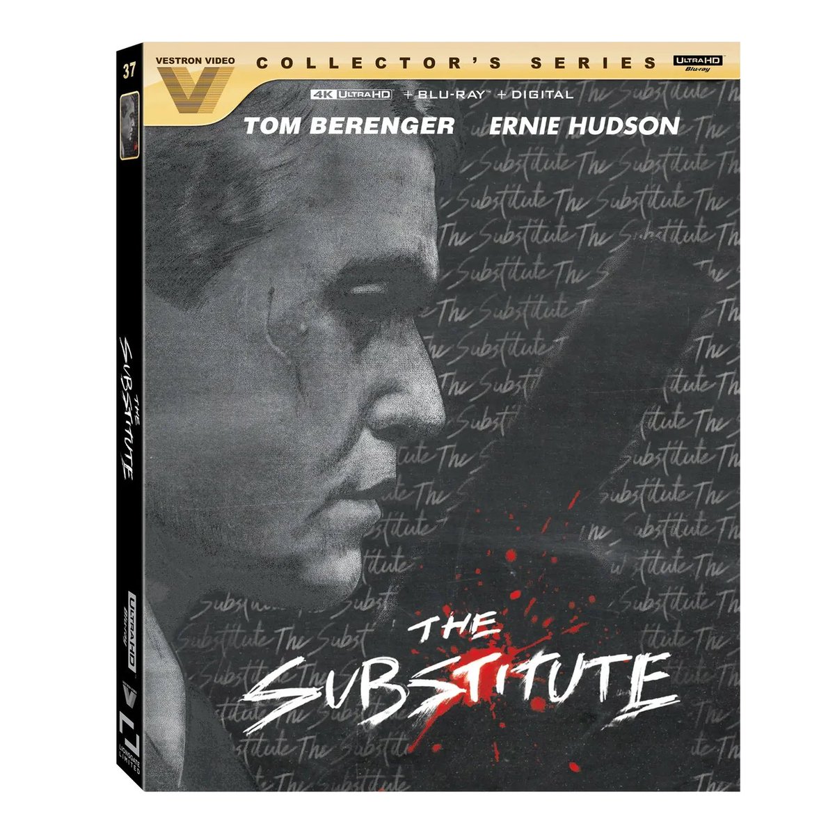 leloupceleste's tweet image. À paraître dès le 17 mars aux 🇺🇸 via Vestron Video : #TheSubstitute (1996) en #4KUltraHD. #WeLovePhysicalMedia