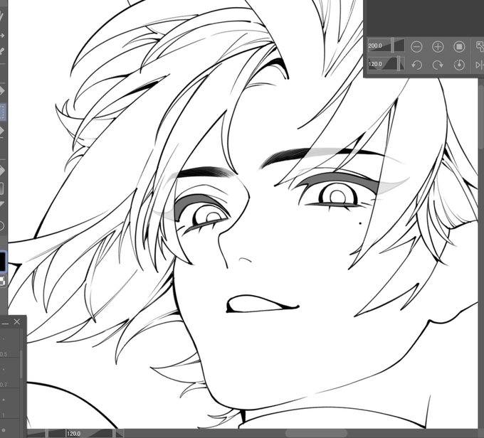 潰れて見えなくなるとわかっていても眉毛はふわふわさせたい 