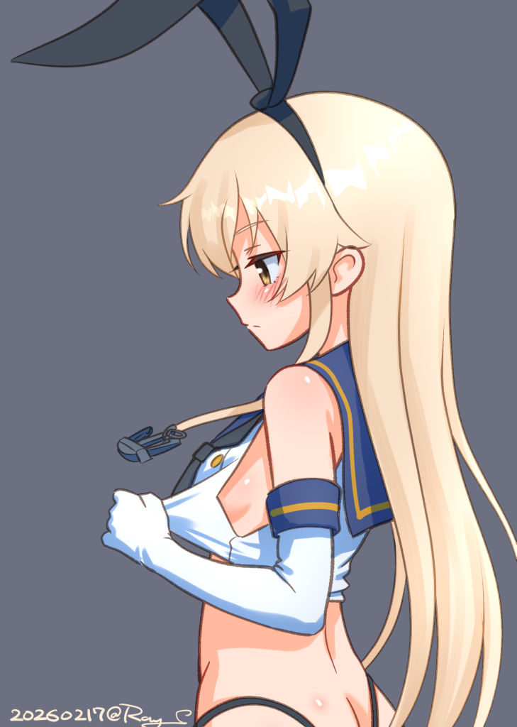 島風(艦隊これくしょん) 「伸びてる? #艦これ版深夜の真剣お絵描き60分一本勝負 #艦これ版真剣お絵描き6」|Ray.Sのイラスト