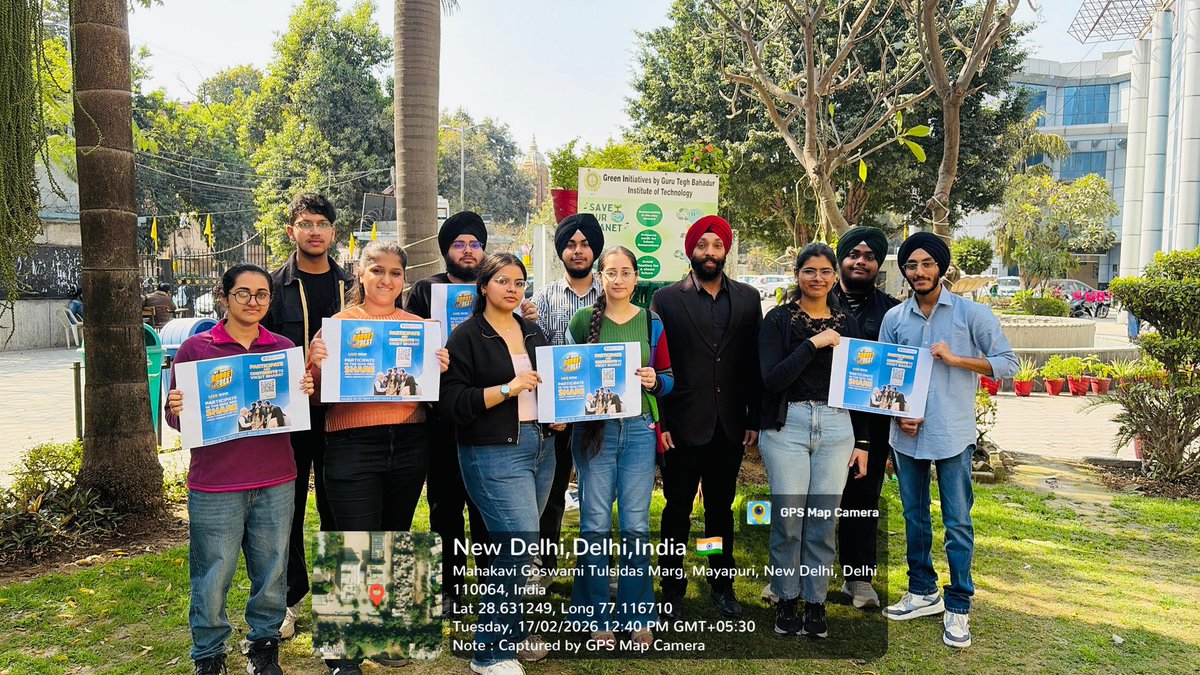 GgsipuC's tweet photo. NSS Volunteers of GGSIPU and its Affiliated Colleges participated in MyBharat Budget Quest Quiz 2026 and promoted the activity too. https://t.co/2oKBKfAYxd