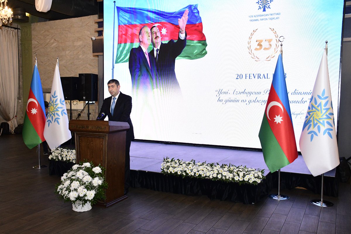 Yeni Azərbaycan Partiyası Yasamal rayon təşkilatının yaradılmasının 33-cü ildönümünə həsr olunmuş “Yeni Azərbaycan Partiyası: xalqın iradəsinə söykənən siyasi etimad ünvanı” adlı tədbir keçirilib.

yap.org.az/az/view/news/1…