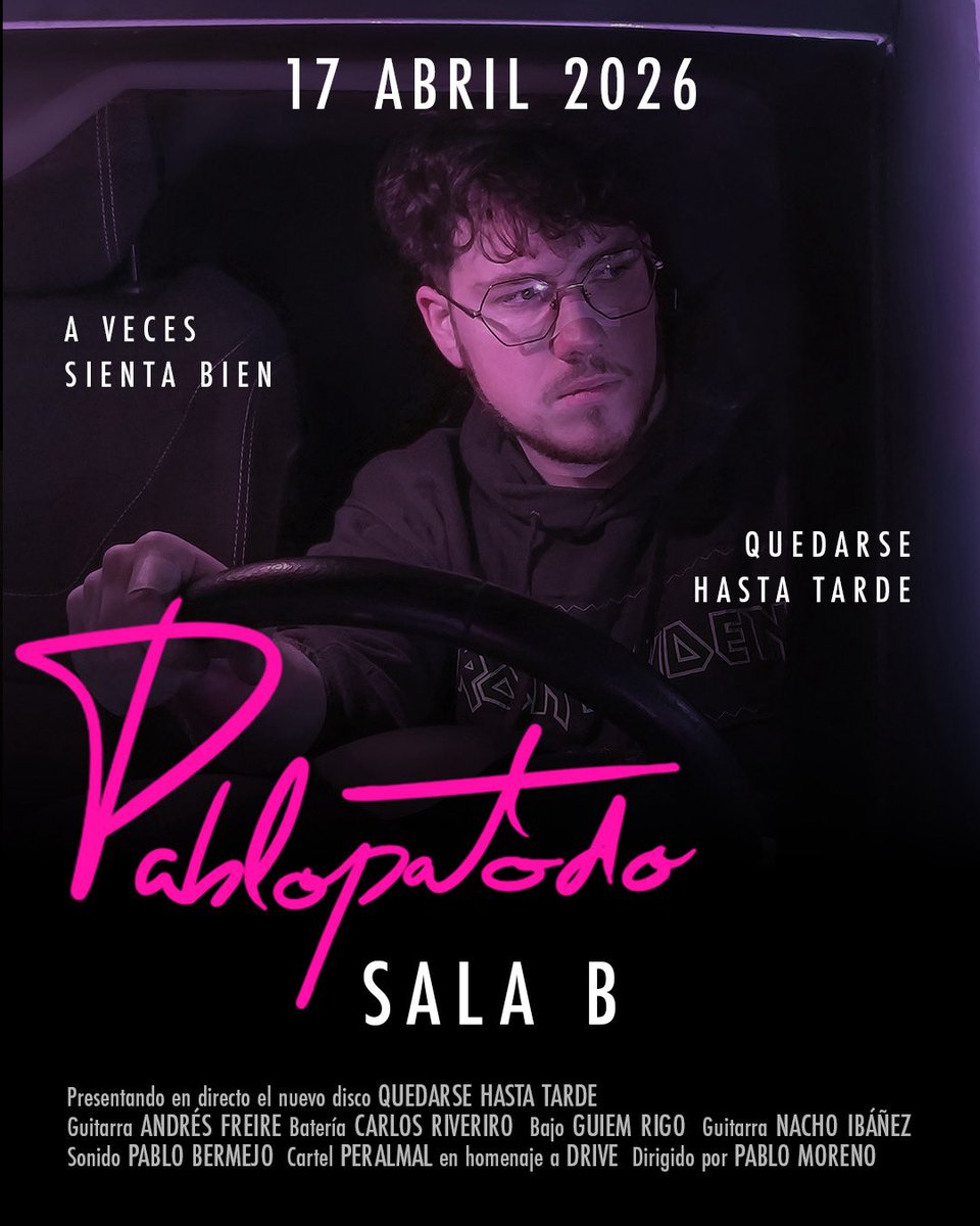 Aun no sé ni como, pero el próximo 17 de Abril se viene el concierto mas importante de mi vida.

Entradas: entradium.com/events/pablopa…