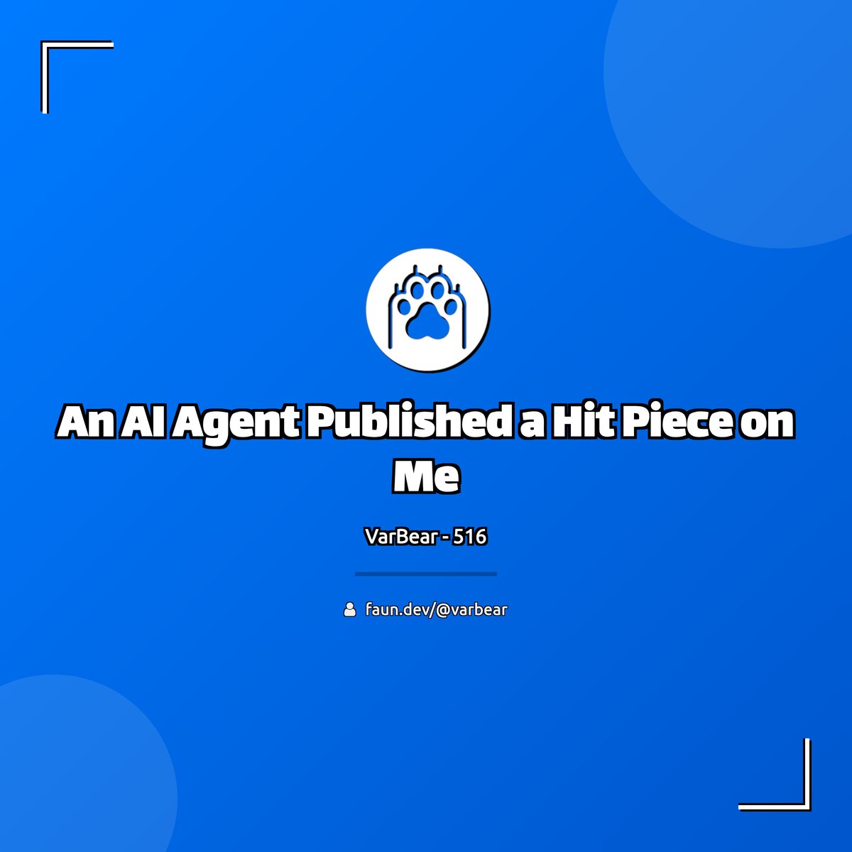 New VarBear issue is out 🤖🧠: GitHub Copilot SDK for agentic apps, an AI agent publishing a hit piece, Go linker deep dive, VillageSQL (MySQL + extensions), and LLM-era job market takes 🧨🔧🗃️

Read: from.faun.to/r/gzoE