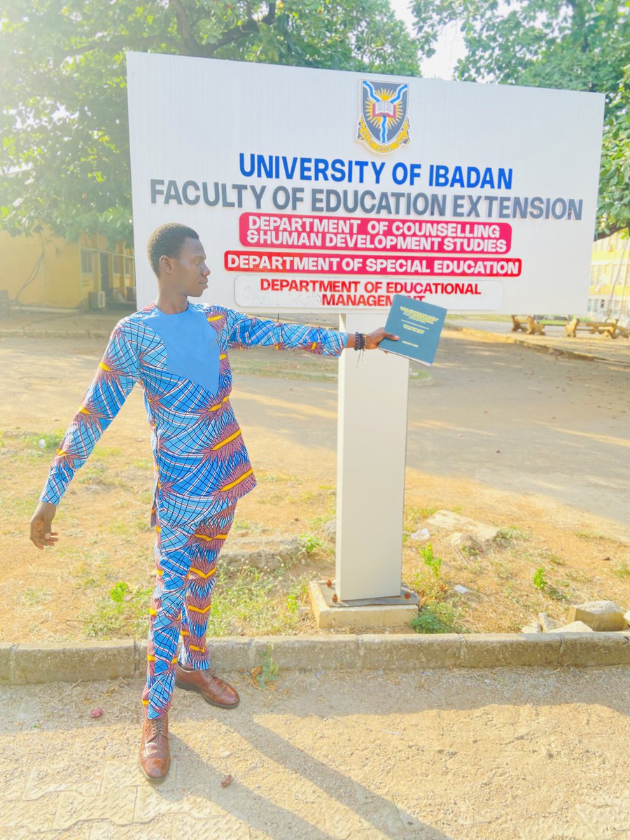 Joshthewriter36's tweet photo. I am glad to announce that I have officially submitted my final project and completed my degree program in Educational Management at the University of Ibadan, the first and best institution in Nigeria.
#UI #graduationcountdown #education #final #ibadan https://t.co/jAkXF69qWW