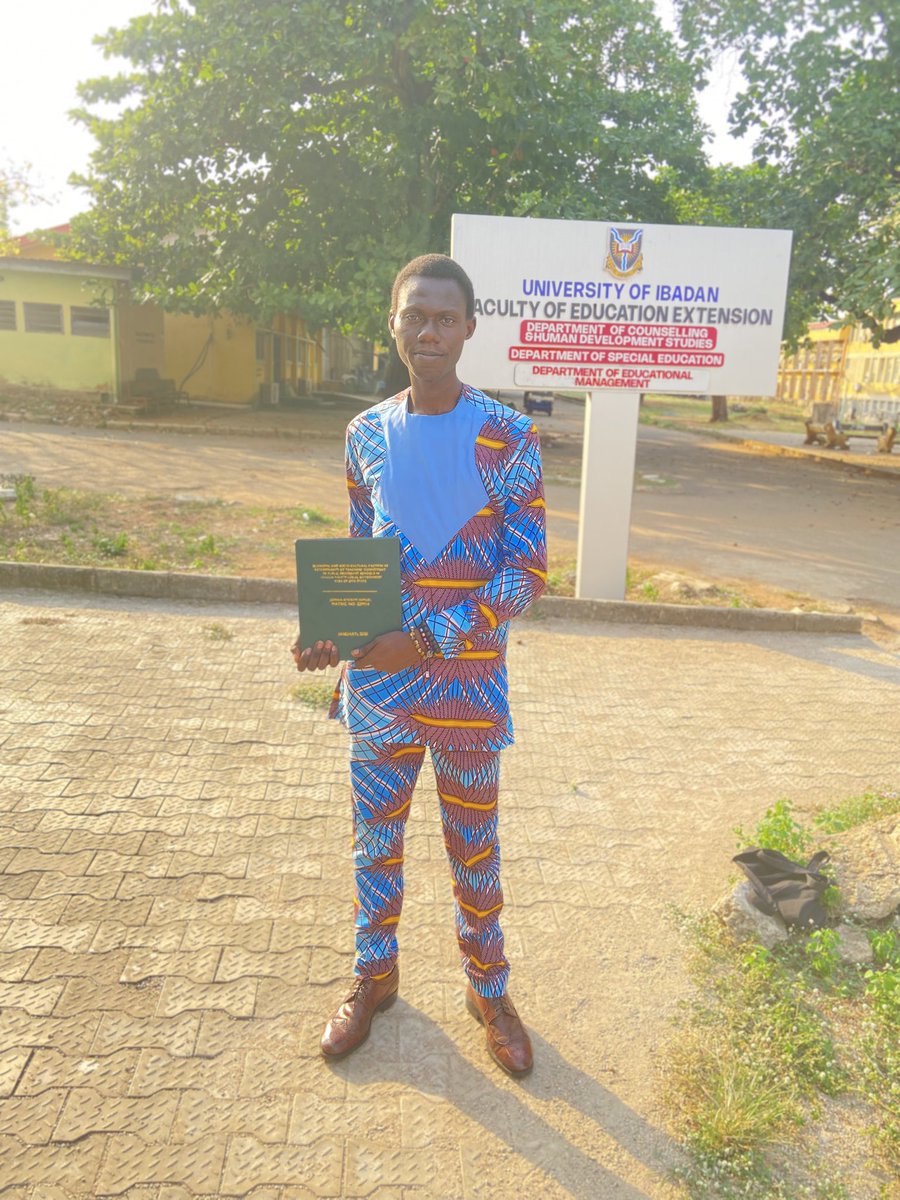 Joshthewriter36's tweet photo. I am glad to announce that I have officially submitted my final project and completed my degree program in Educational Management at the University of Ibadan, the first and best institution in Nigeria.
#UI #graduationcountdown #education #final #ibadan https://t.co/jAkXF69qWW