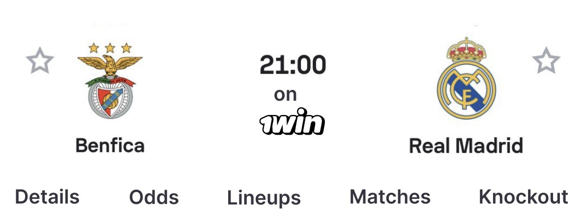 predict Benfica vs Real Madrid score