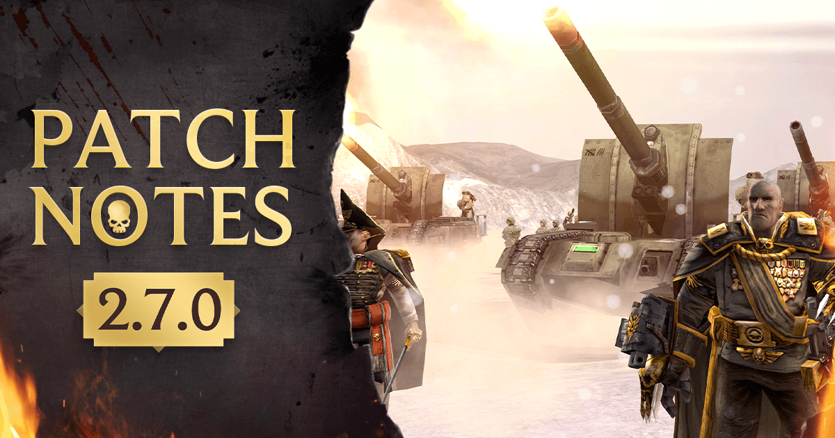 DawnOfWar's tweet photo. 💥Out now! Today's 2.7.0 Update should address frustrations with melee unit behavior and resolve an economy exploit, along with several quality-of-life and bug fixes to improve gameplay, the user interface, and more. Read the full patch notes 🔗 https://t.co/dFVAyTr5ZJ https://t.co/Uqci5IIhf6