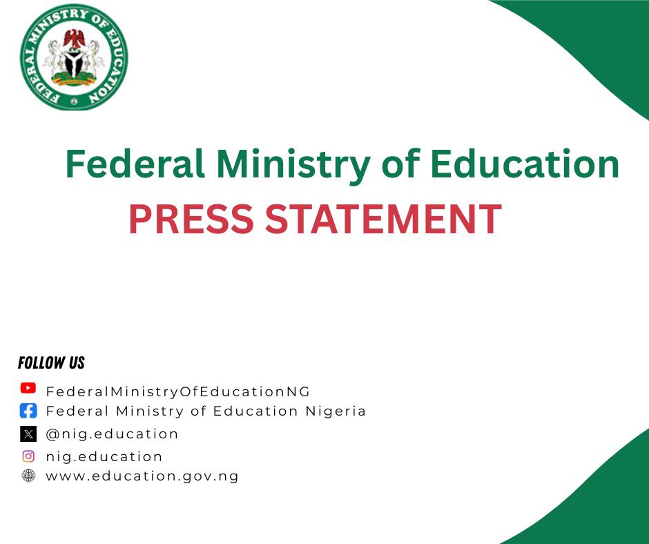Federal Ministry of Education tweet media