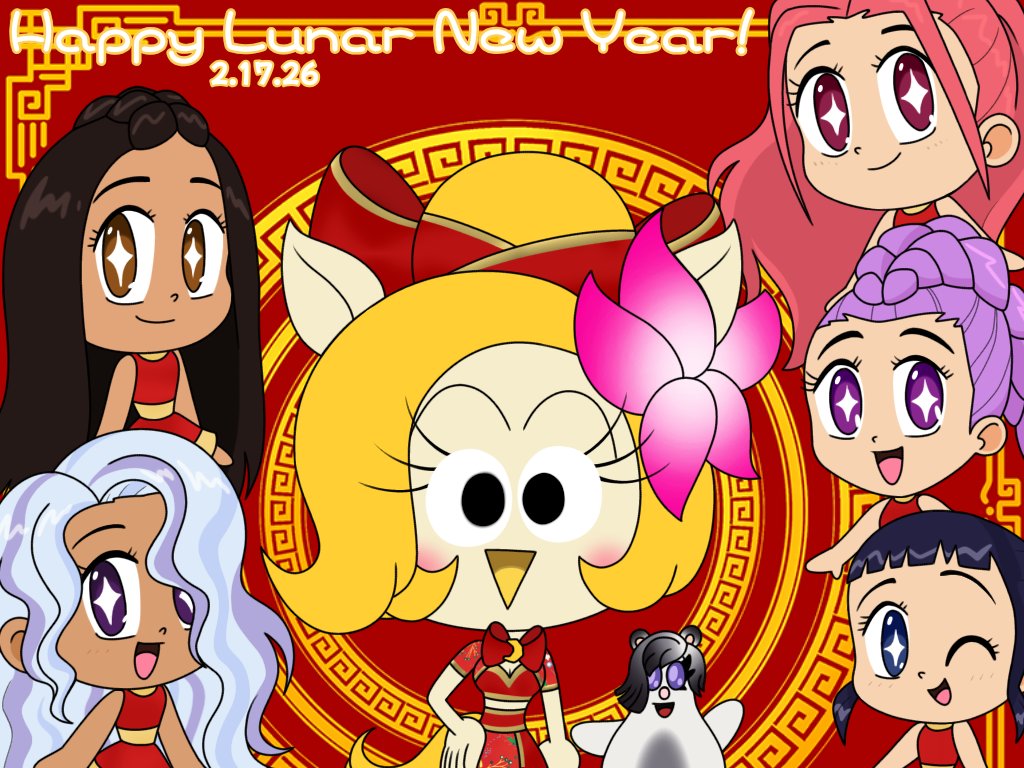whitneygolucky's tweet photo. Happy Lunar New Year! โค๏ธ๐๐ฎ๐ด๐ฎ๐โค๏ธ Year of the Horse.
#QuipLash #RayaAndTheLastDragon #KPopDemonHunters #ImaginationMovers #LunarNewYear2026 #ibisPaintArtwork https://t.co/H6tZq5ilan