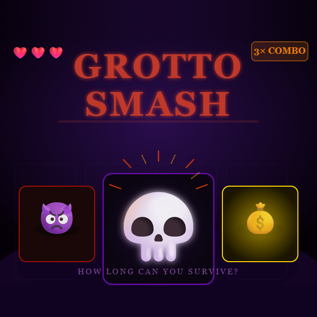 DimiFW's tweet photo. I just released my very first game on @TheGrottoL1 

"Grotto Smash"

https://t.co/xD67qUQvBj

Smash the skulls and show me your highscore! https://t.co/zR1grS3YSw