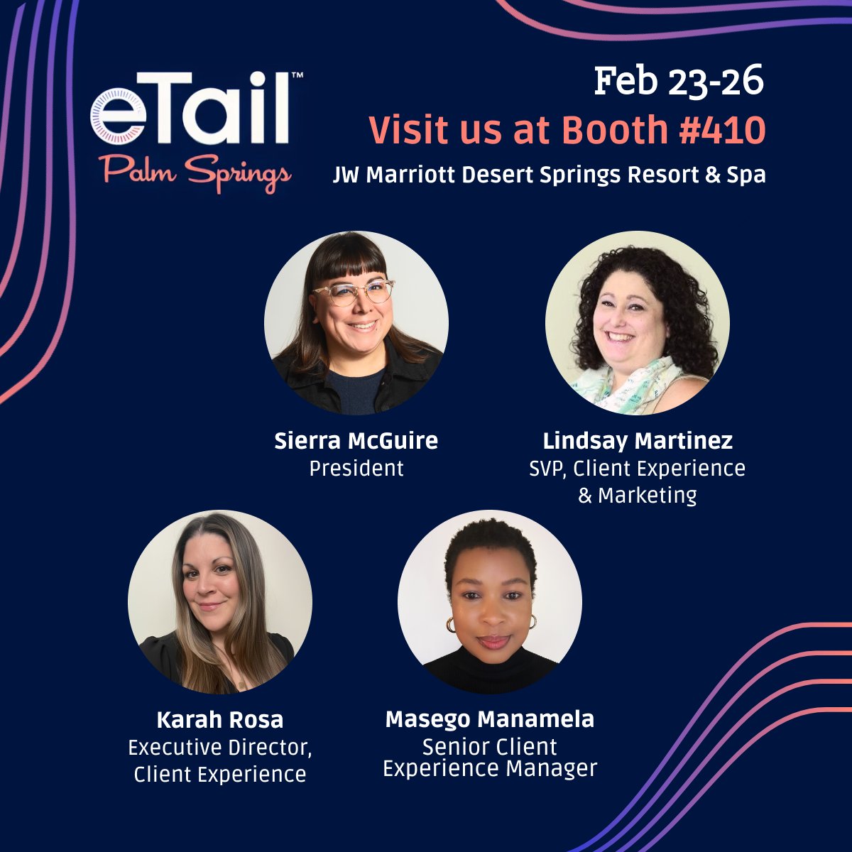 bizrateinsights's tweet photo. We’re headed to #eTailPalmSprings!

If you or your team will be there, be sure to swing by Booth #410 to say hello. 

Get fun scratch-off tickets with prizes like stuffed Flamingos, Data Ducks, and even new AirPods. You don’t want to miss it!

#eTail #CustomerInsights #ecommerce https://t.co/UAmLitHNM8