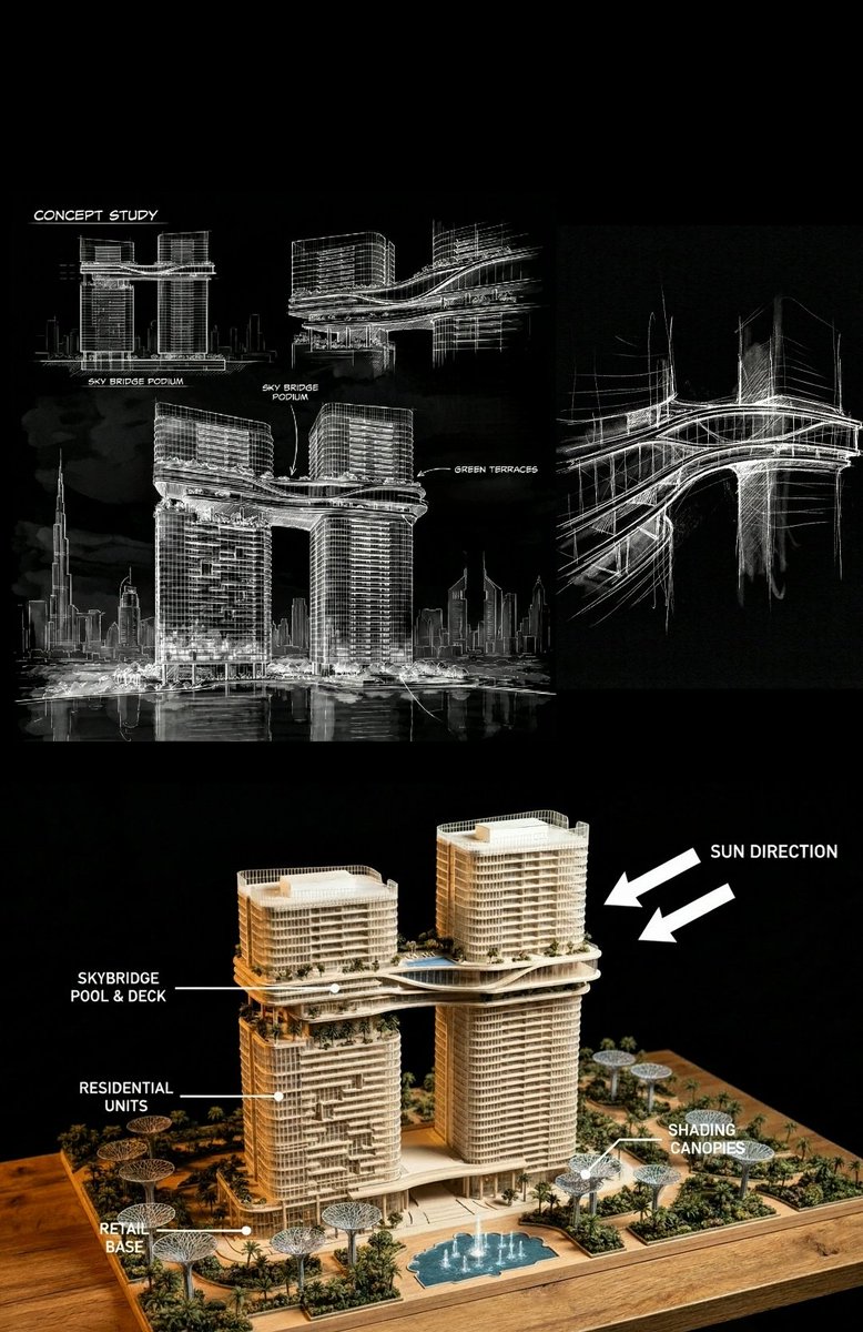#making of #dubaitowers #drewgilbert