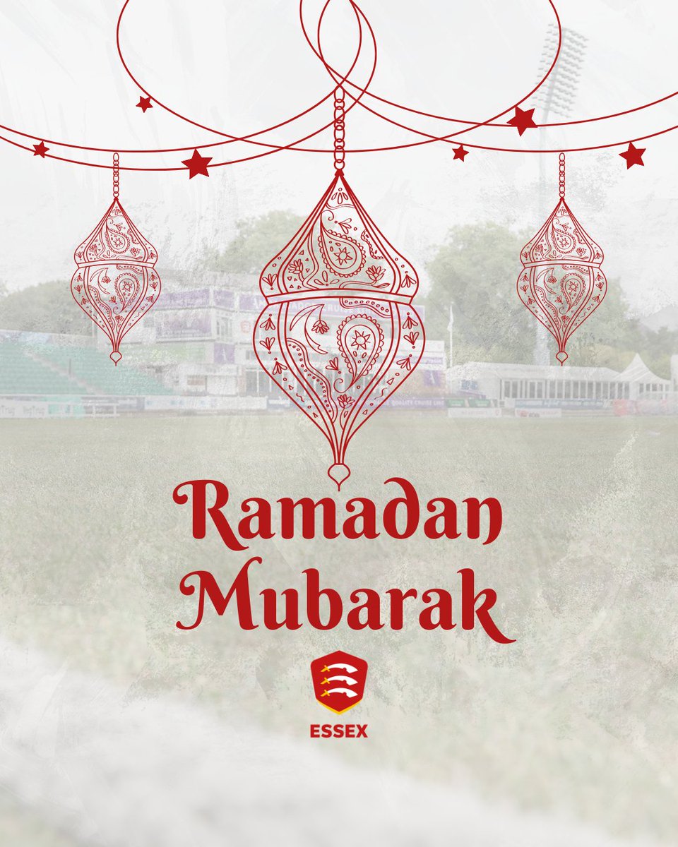 Ramadan Mubarak from all of us at Essex Cricket. 🌙❤️
