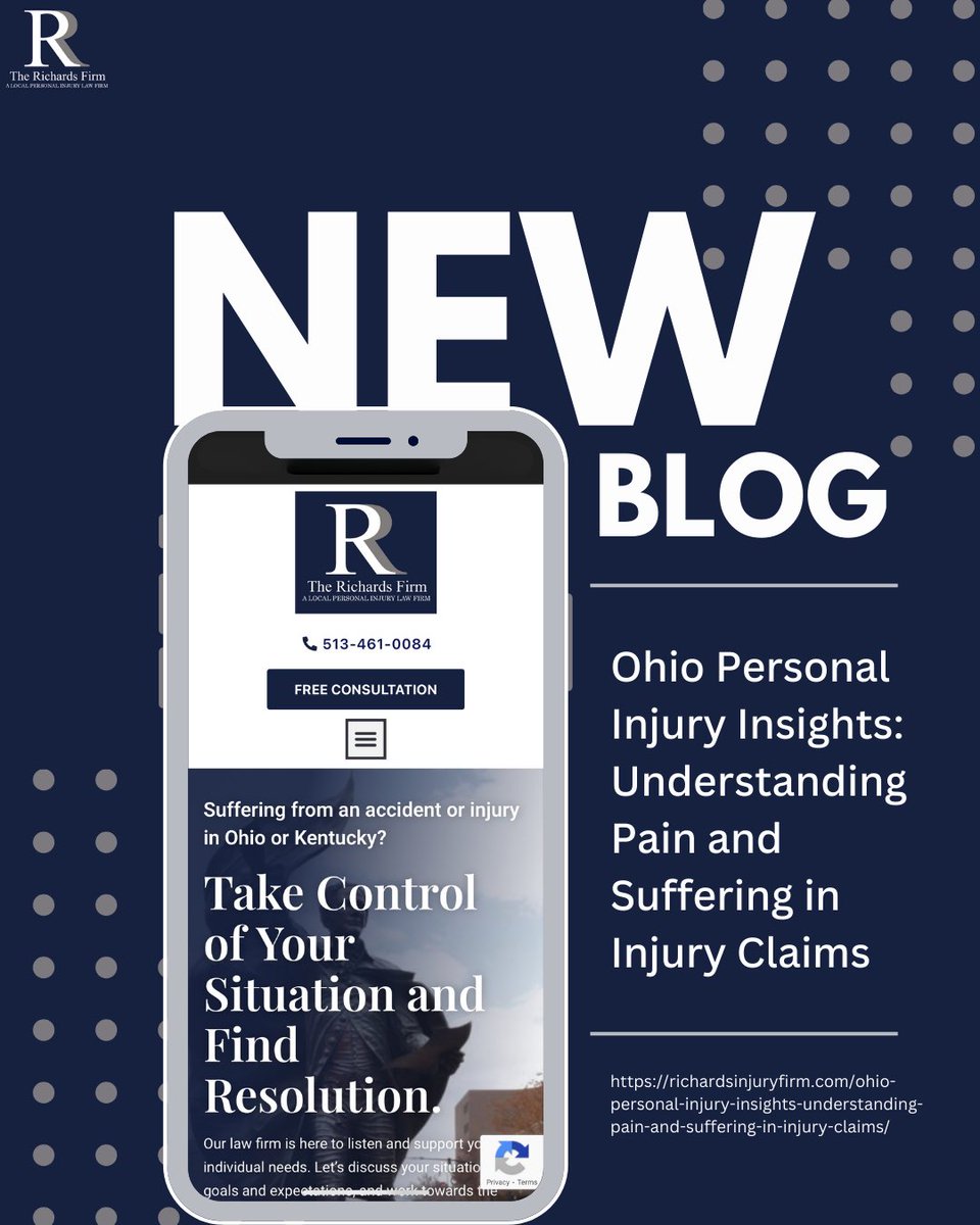 FirmRichards's tweet image. Check out one of our latest blogs: richardsinjuryfirm.com/ohio-personal-… #personalinjurylawyer #PersonalInjuryAttorney #butlercountyohio #hamiltonohio