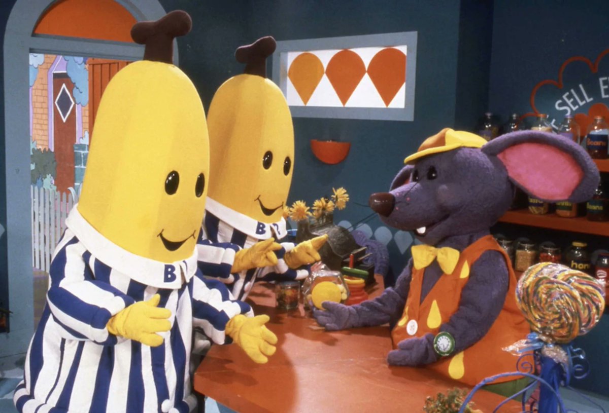 TV_Blackbox's tweet photo. ABC brings BANANAS IN PYJAMAS back to life
Read More -> https://t.co/WZGLD3wok4
#ABC #BananasinPyjamas
https://t.co/gMAq1Y0K69 https://t.co/LrLLrUNAmW
