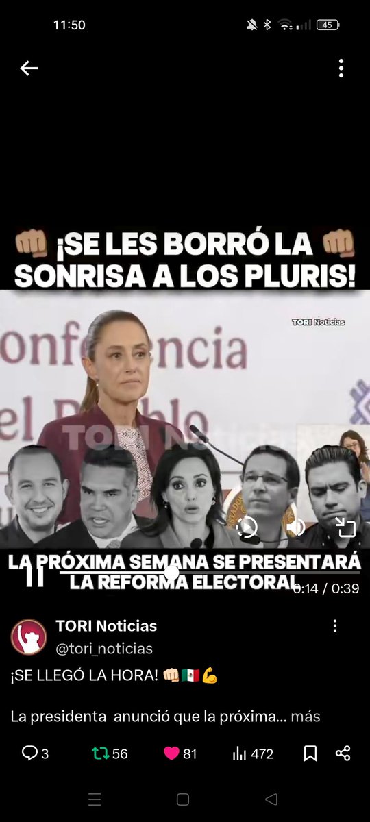 La próxima semana se presenta la #ReformaElectoral 
Menos Gasto
Y sin pluris que nadie eligió.

#ElPuebloManda
#NoMasPlurisPorDedazo