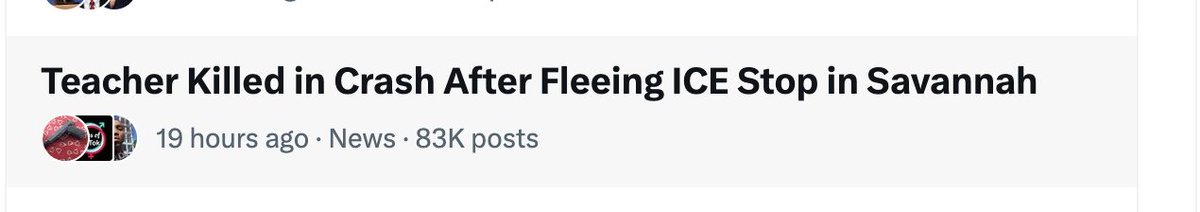 RantyAmyCurtis's tweet image. Hey @X -- this headline is wrong. The teacher who was killed in Georgia wasn't fleeing ICE. She was hit by an illegal immigrant from Guatemala who was fleeing ICE.

I wrote about it here ---&amp;gt; townhall.com/tipsheet/amy-c…