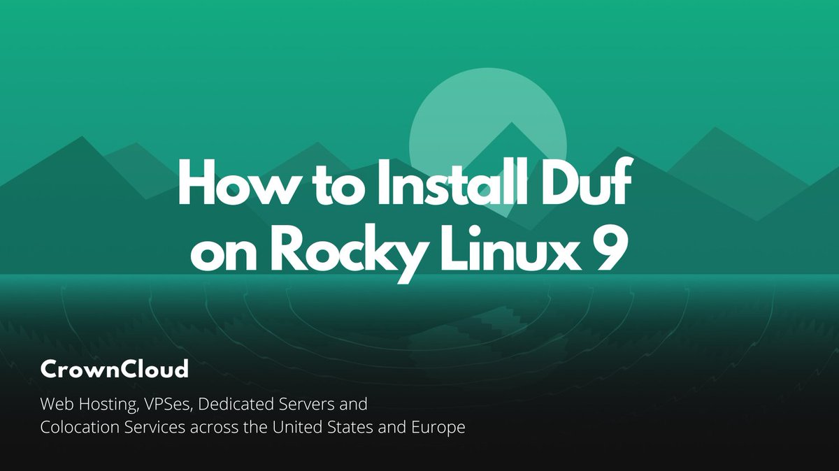 crownclouds's tweet image. Check disk usage the modern way!

Learn how to install Duf on Rocky Linux 9 for a better df alternative.

Complete installation guide:
wiki.crowncloud.net/?How_to_Instal…

#Duf #RockyLinux9 #LinuxTools #SysAdmin #DiskUsage