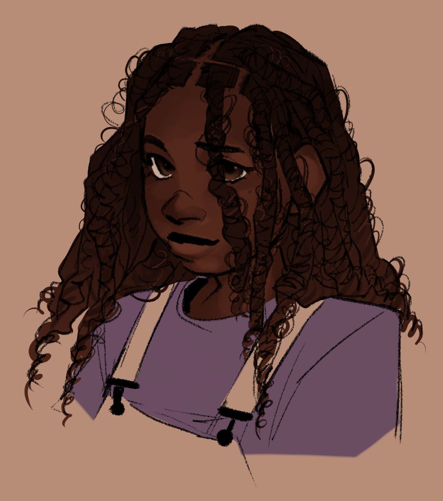 butterfly locs hazel doodle for tumblr hi