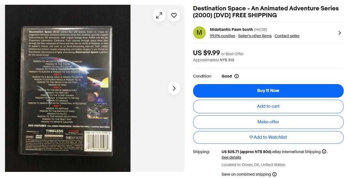 I've been looking for this fucking show for decades, and when I thought it's just a fever dream in elementary school age, I found it, on fucking Bilibili😅
Oh its English name is Destination Space