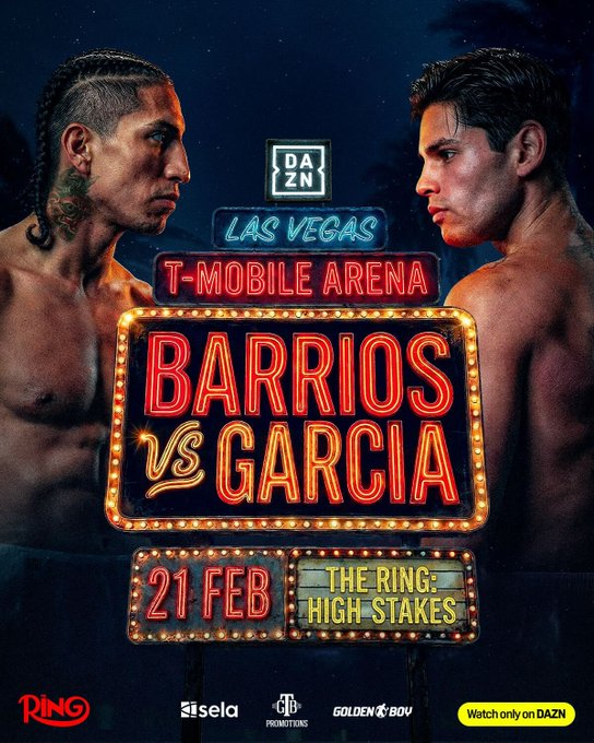 IT'S FIGHT WEEK ‼️

🥊 Mario Barrios (29-2-2) vs Ryan Garcia (24-2) 
👑 WBC World Welterweight Title
🥊 Gary Antuanne Russell
👑 WBA World Super-Lightweight Title
🥊 Richardson Hitchins
What fight catches your eye most? 👀

#BarriosGarcia | #FightWeek #Boxing