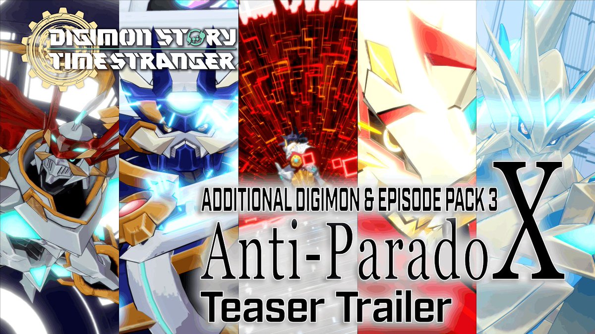 WithTheWill's tweet image. The Digimon Story: Time Stranger- Additional Digimon &amp;amp; Episode Pack 3: Anti-ParadoX DLC is out next month with the arrival of the X-Antibody Digimon!

More at WtW- withthewill.net/threads/digimo…