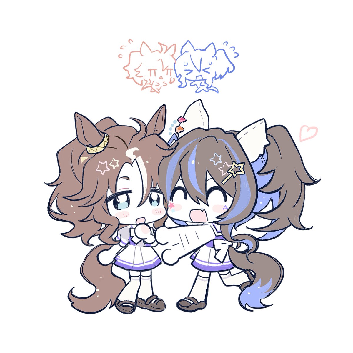 #umamusume 头太大被迫分开的…