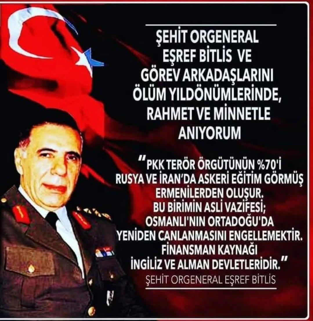 baycunoyan61's tweet photo. 🇹🇷Uçağının düşmesi sonucu ''şehit'' olan: J. Gn.K. Org. #EsrefBitlis ile P.Bnb. #FahirIsik Plt.Bnb. #YasarErian Plt.Yzb. #TugrulSezginler Asb.Kd.Bçvş. #EminOner ve #RuhiSalay'ı 33. ölüm yıl dönümlerinde rahmet, minnet ve saygı ile anıyorum.
Ruhları şad durakları cennet olsun. https://t.co/c0KLR2Krbn