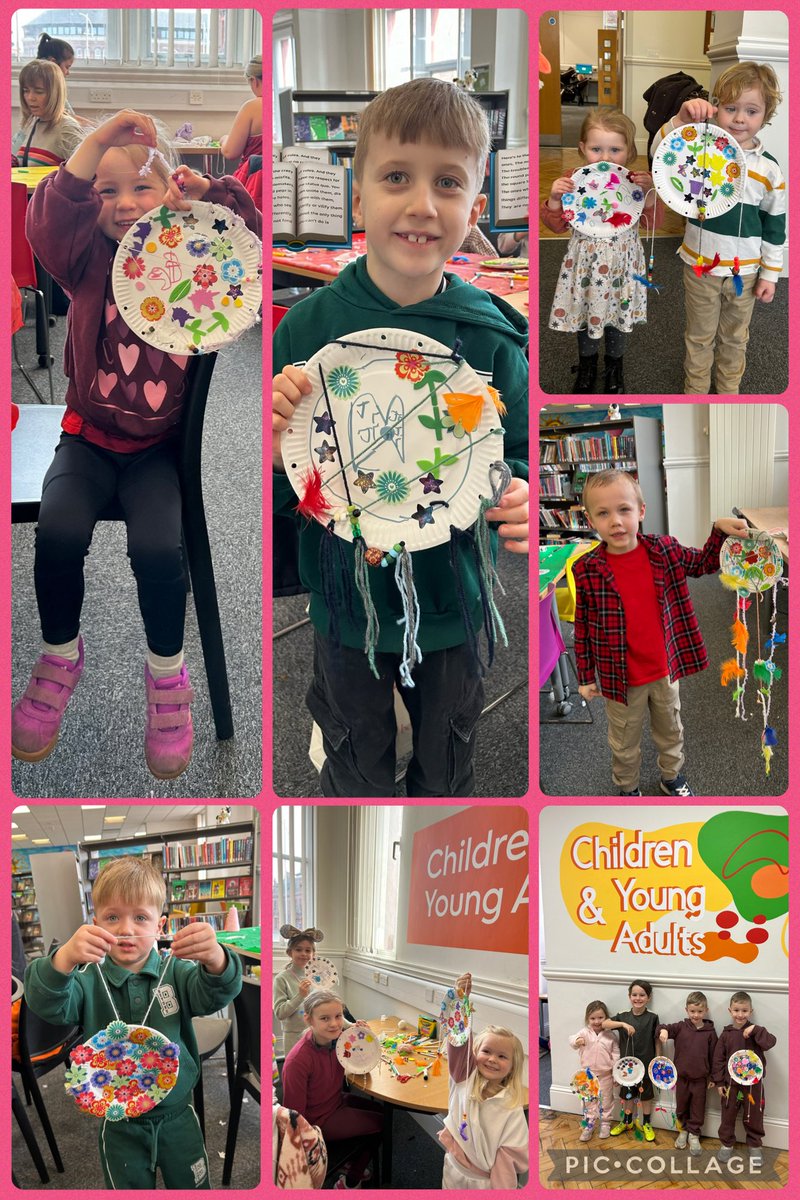 HaltonLibraries's tweet image. I’m not going to “gobblefunk”around with words our dream catchers were simple “whiz popping” at Widnes library’s BFG dream catchers event today HH
