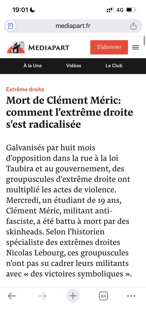 EugenieBastie's tweet photo. Vous aviez osé lier la mort de Clement Meric à la manif pour tous, et vous voudriez qu’on dissocie d’ex militants de la Jeune Garde des mouvements antifas?  La blague. https://t.co/grnVLJQfsJ