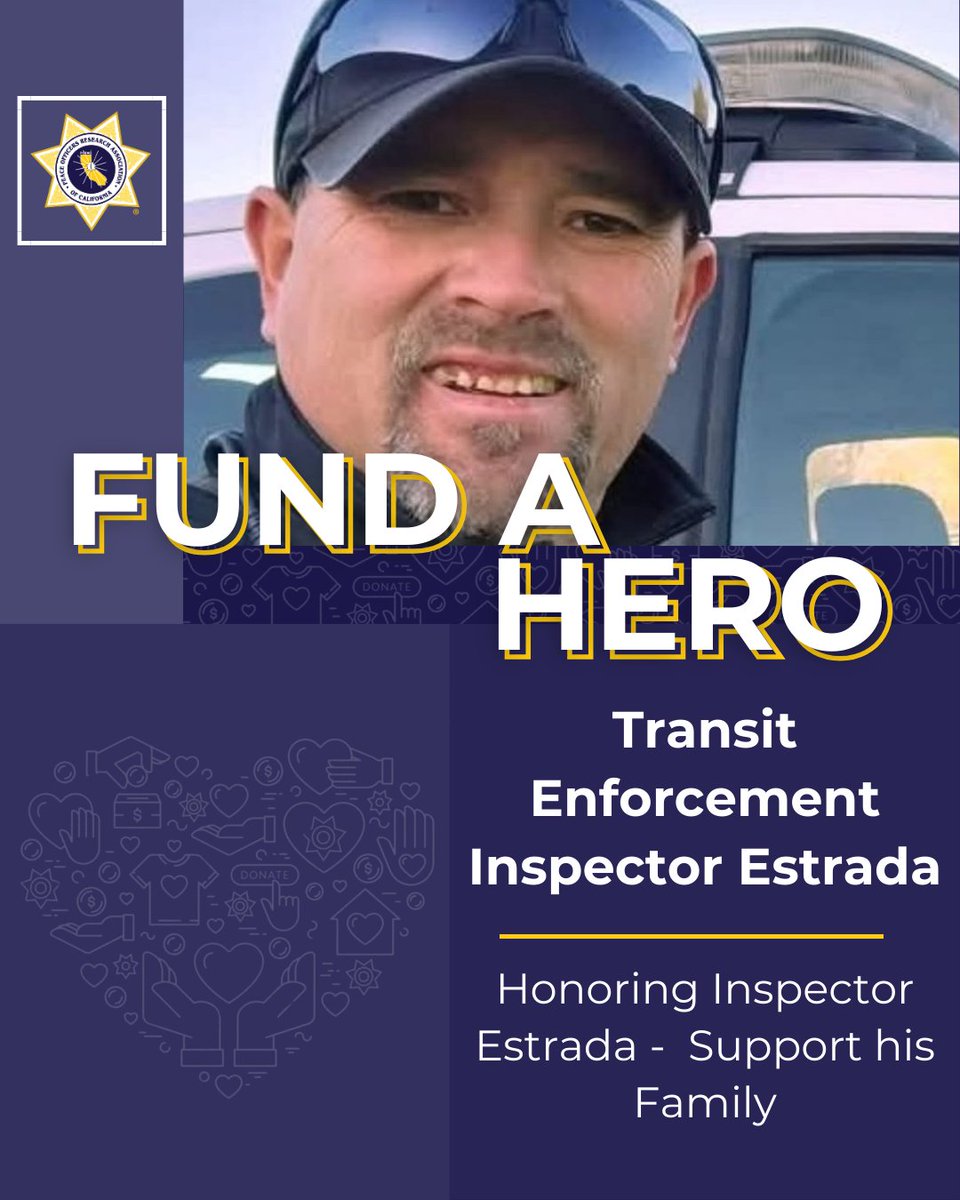 We honor Code Compliance Inspector Humberto Estrada, a valued member of San Diego Transit Enforcement and proud PORAC member, who passed on Feb. 15, 2026.

Please support his family during this difficult time:
f.mtr.cool/lhpyimkgia

#FundAHero #PORAC