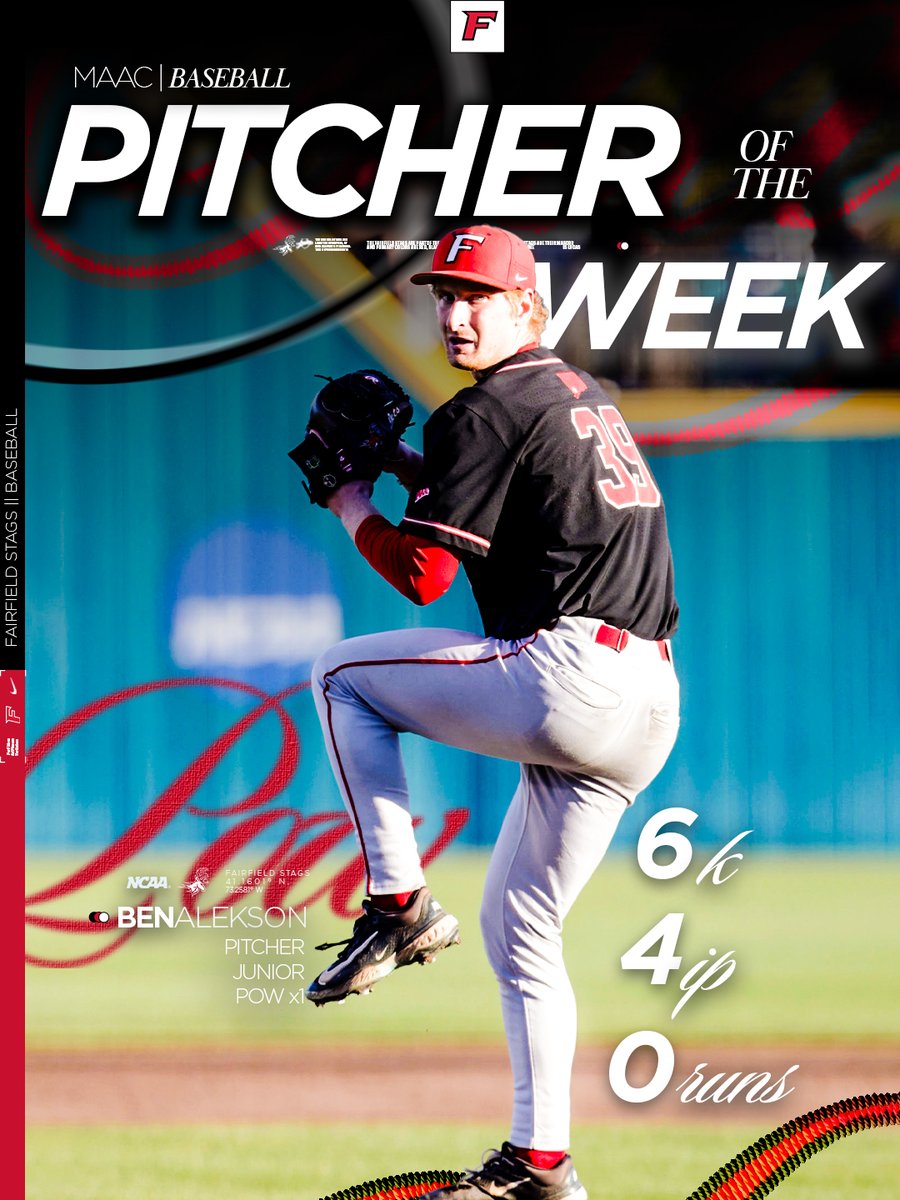 Stags_Base's tweet photo. This has a familiar ring to it...
Ben Alekson is the #MAACBase Pitcher of the Week
βΎοΈπ€ https://t.co/SUjJq3GNOC