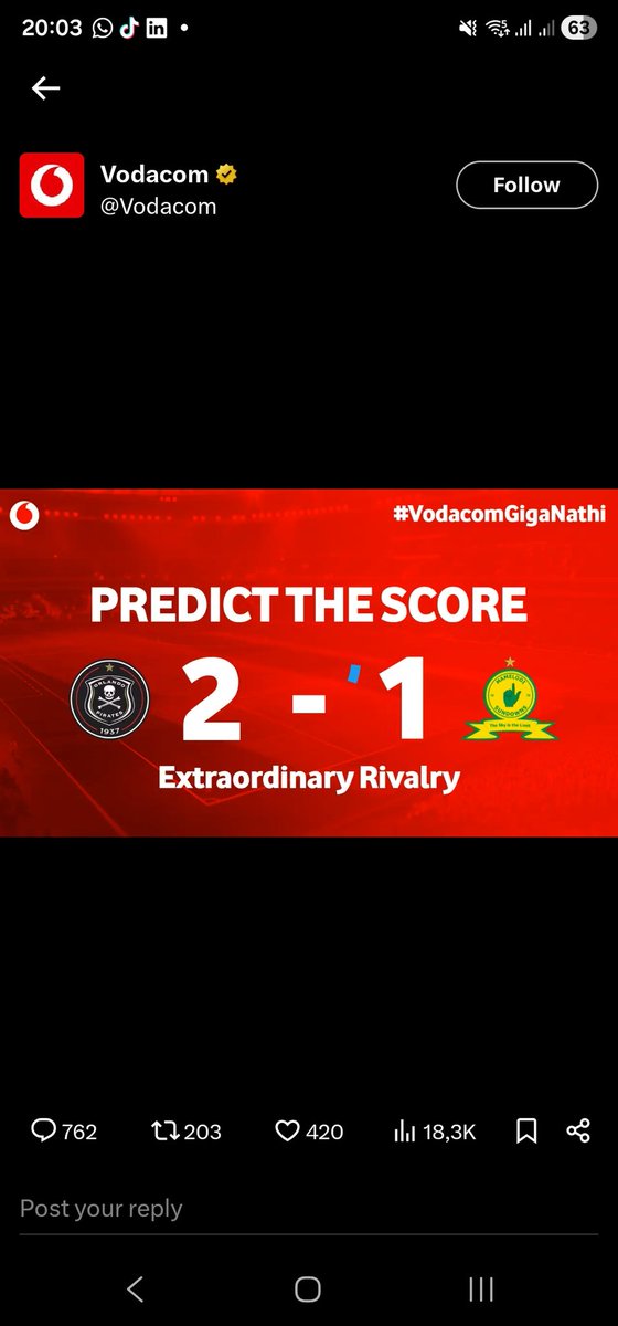 Inno_Maponya's tweet photo. @Vodacom @orlandopirates @Masandawana https://t.co/KNfHtKkoOt