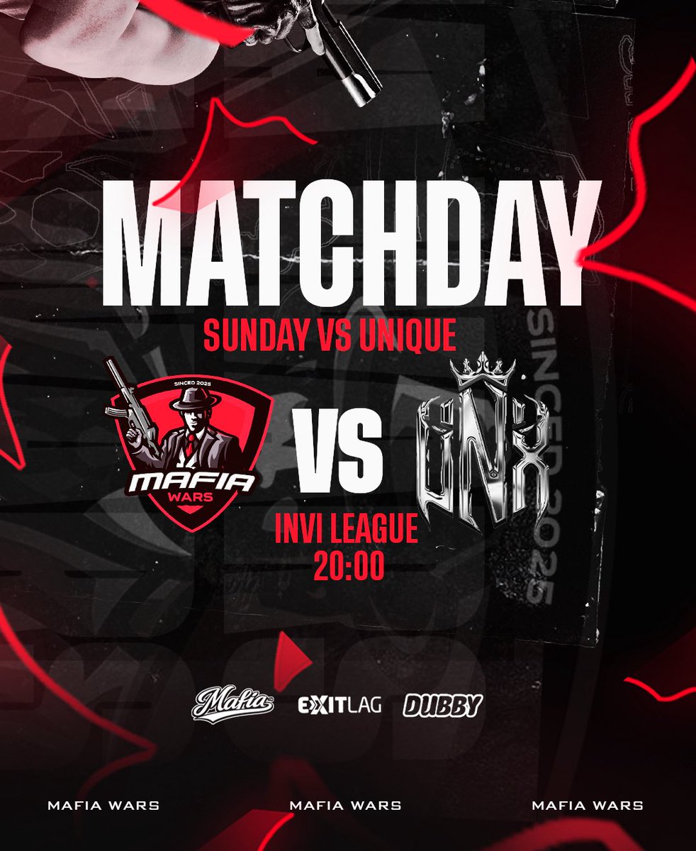 MafiaWarsgg's tweet photo. 👑 MATCH DAY R6 👑

🆚 @UniqueXeSport 
🕰️ 20:00 
🏆 SI25

Line up: 
🎮@BadVassyyy 
🎮@TqmTS_ 
🎮@Phnji 
🎮@Kxwinho 
🎮@hxafiTTV 

Good luck 🍀

#MWontop #GoMafia #lestgomafia https://t.co/ZDoC8NeTCI