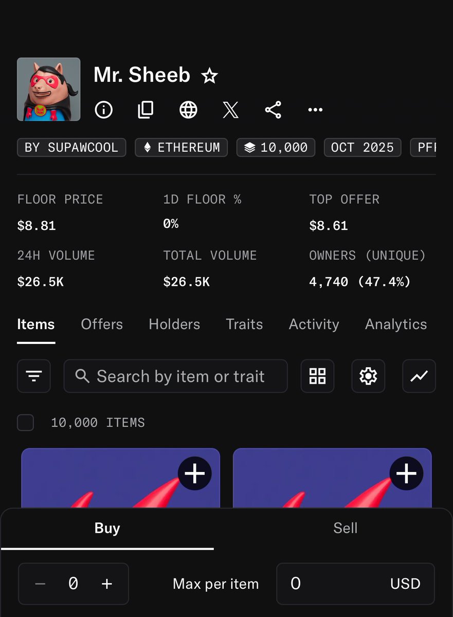 Despite many hurdles, I’m glad they were able to pull through and have a pretty decent mint.
Was lucky enough to grab some for myself.

Now let’s watch how this goes.
Congrats to you <a href="/supawcool/">SUPAWCOOL</a> .❤️