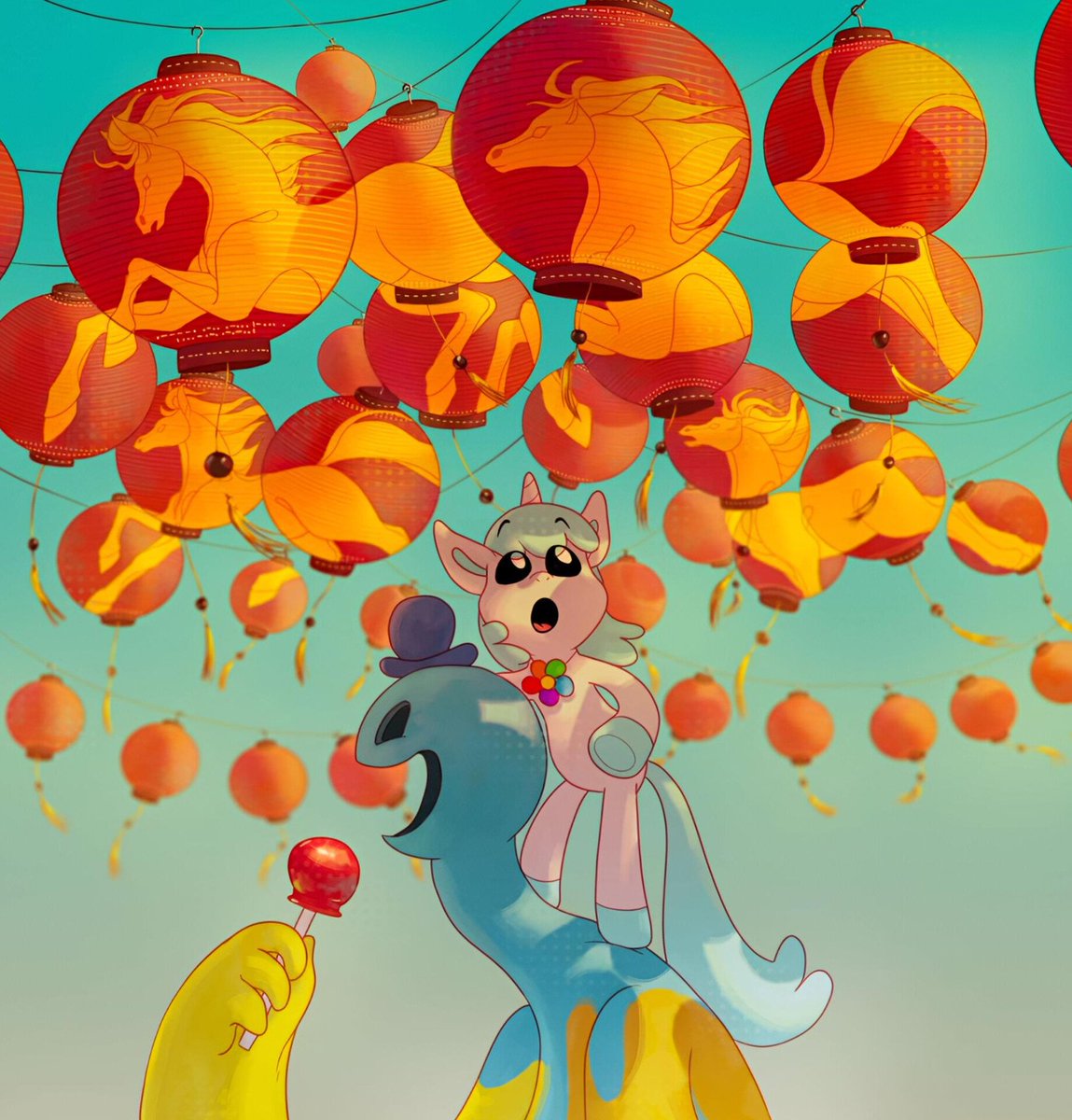 PoppyCommunity's tweet image. Another new piece of art from mob entertainment. Happy Lunar New Year.
#PoppyPlaytimeChapter5 #PoppyPlaytimeChapter4 #PoppyPlaytime