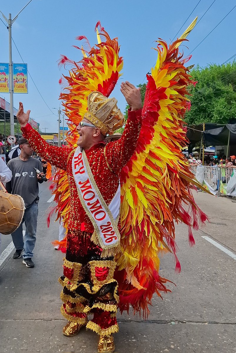 VOCES365's tweet photo. Carnaval de Barranquilla 2026 @PTelefonicaCol  #PeriodistasEnCarnaval 📲🎭 https://t.co/pNFcXKNyJy