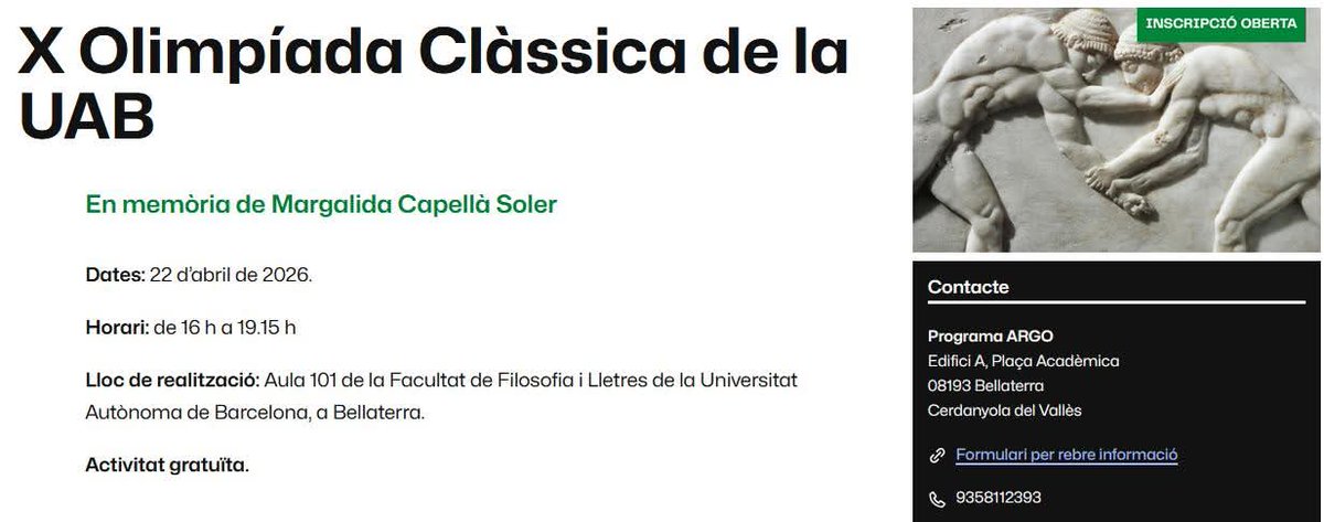 Argó Clàssiques tweet media