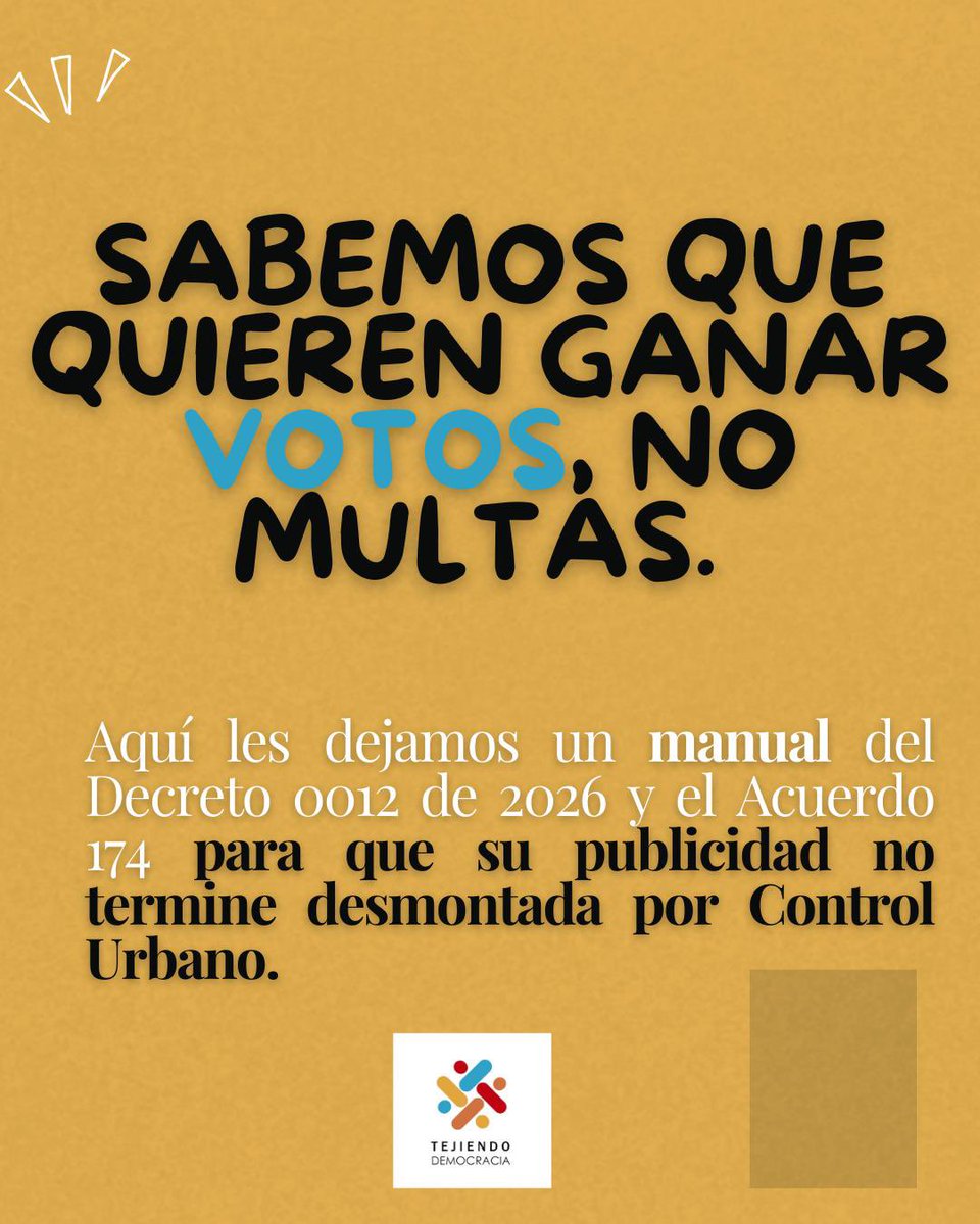 Tejiendo Democracia tweet media