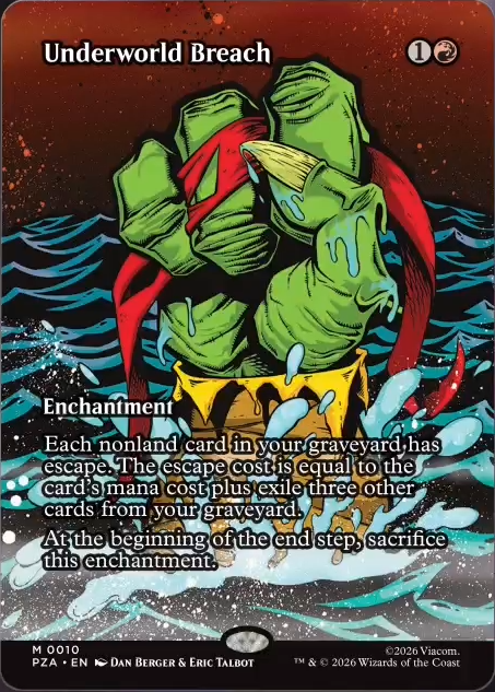 MTG x TMNT・ソースマテリアル】 《死の国からの脱出/Underworld Breach》