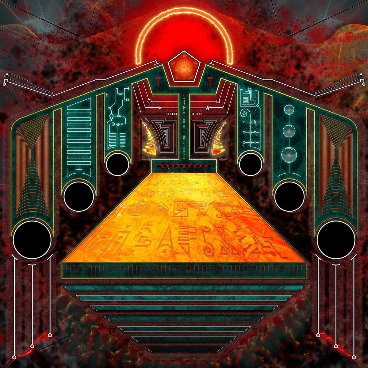 The universe breathes through luminous patterns