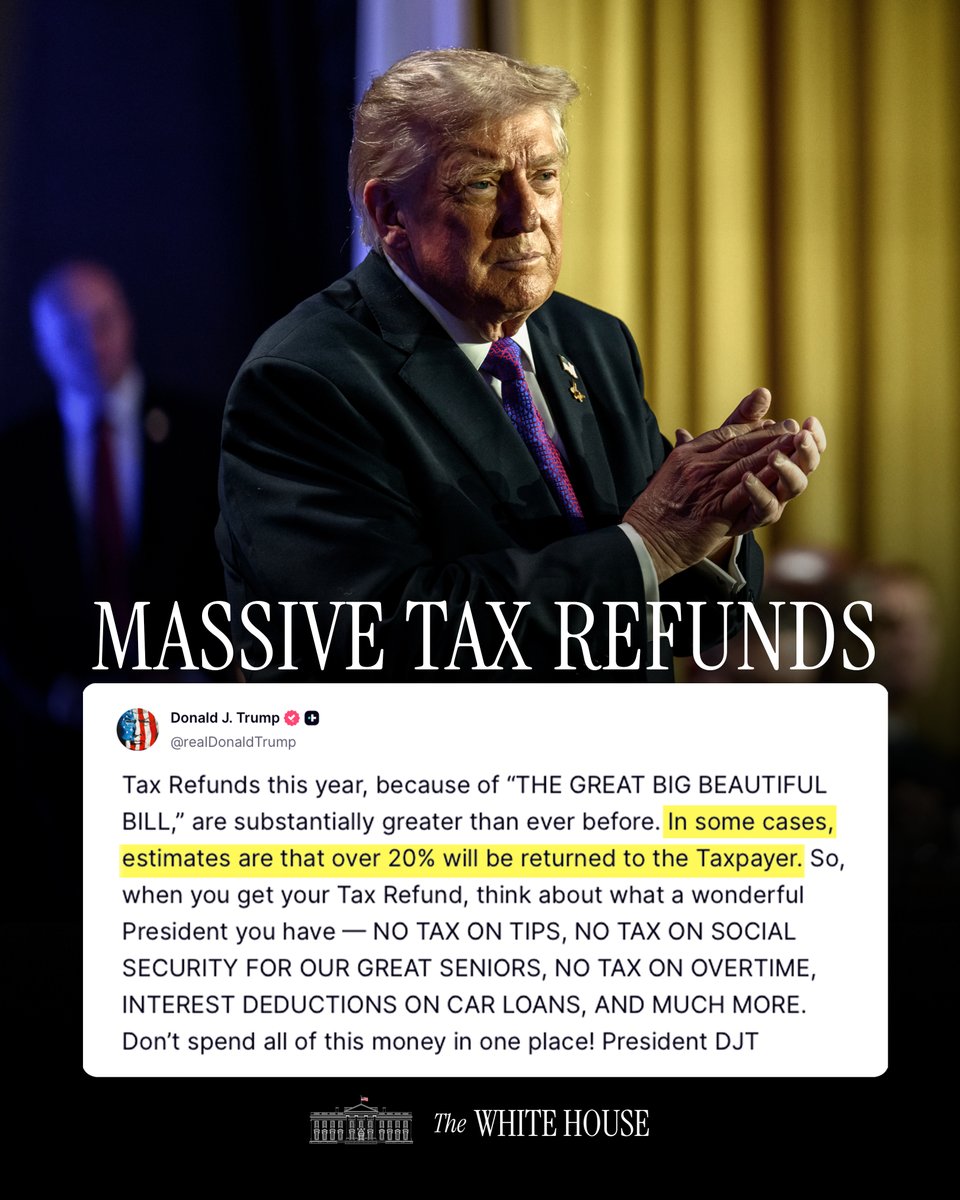 The White House tweet media