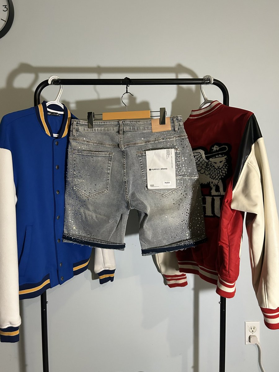 NoCosignCanada's tweet photo. Getting Ready For the Spring/Summer Season with our latest Custom Purple Jeans Shorts Now Live‼️🔥🔥

Live Now on our store! (Link in bio) 

#fashion #streetwear #purplebrand #spring #summer https://t.co/NjKOKI7Uau