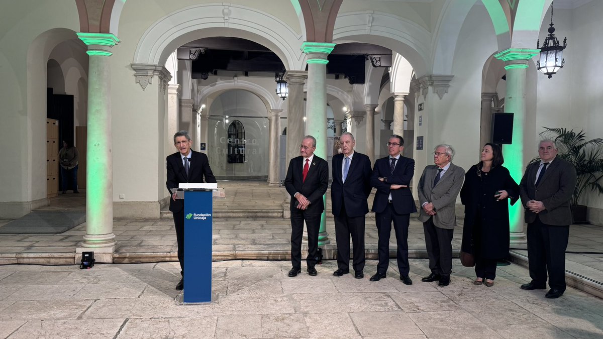 🖼️Inauguramos la exposición 'El viaje de la luz: de Guido Reni a Murillo' en el #CentroCulturalFundaciónUnicajaMálaga 
🎨Junto a la <a href="/rabasf/">Academia S. Fernando</a>, exploramos el dominio de los claros y sombras a través de 81 obras, entre retratos, escenas religiosas, bodegones y paisajes de pintura.