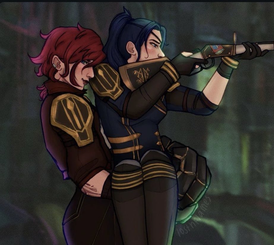 GR8_KaLi23's tweet photo. #Fanart - I got you Cupcake 🧁 ❤️❤️❤️

#Arcane #caitvifanart #Caitvi #Caitlyn 

Source - https://t.co/GLmEjY791v https://t.co/OxNpsKtHI7