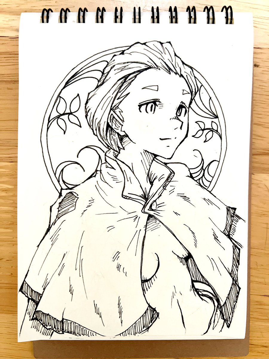 502日目 なぜかスケブの最初のページはいつも苦労するのよ Day 502 I'm