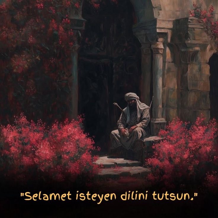 Selamet isteyen dilini tutsun.