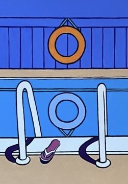 Part of a second commission work, really pleased how this has developed 👌

#popart #swimmingpool #artdecor #artporn