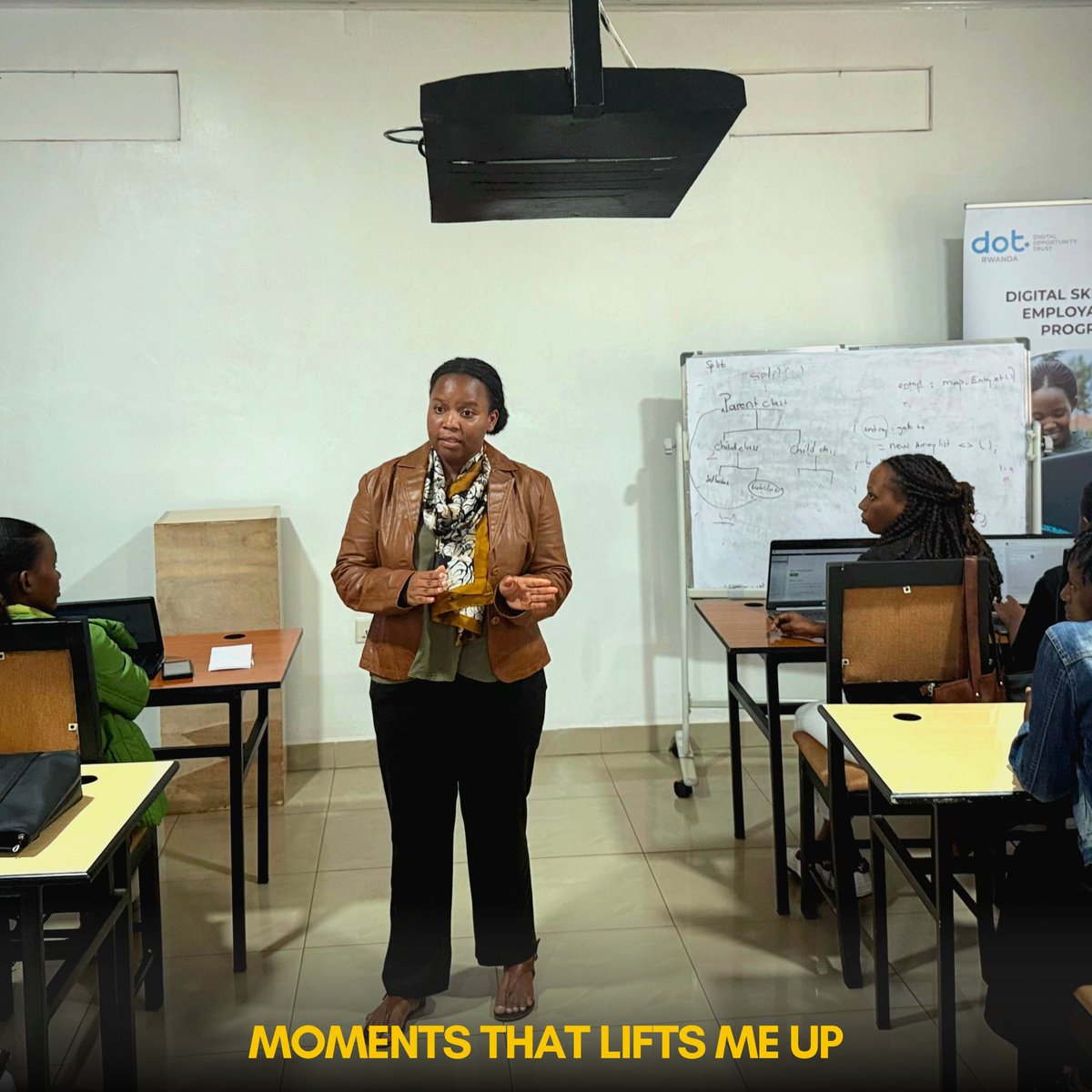 igirerwanda's tweet image. Check out Raissa's story, sharing her beautiful and challenging path, becoming golden moments that carry her. Check all the images on our instagram and read more about the story on our website blog: igirerwanda.org/blog

#DSEProgram #SheCanCode #SuccessStories