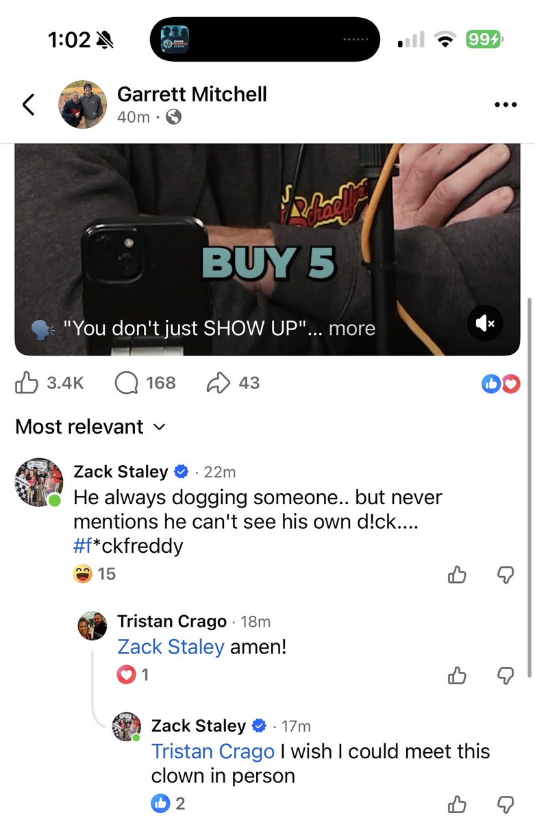 It seems <a href="/FreddieKraft/">Freddie Kraft</a> has some fans on facebook that really wanna meet him one day!

(Same guy who gets suspended from BGS because he can’t race without wanting to tear up shit or just wants to fight for no reason)